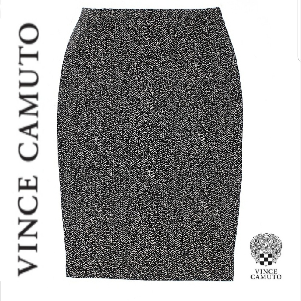 VINCE CAMUTO | Black & White Pencil Skirt | EUC